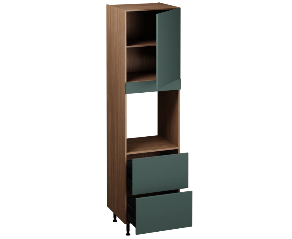 Single Oven Unit with Drawers (2150 x 600)