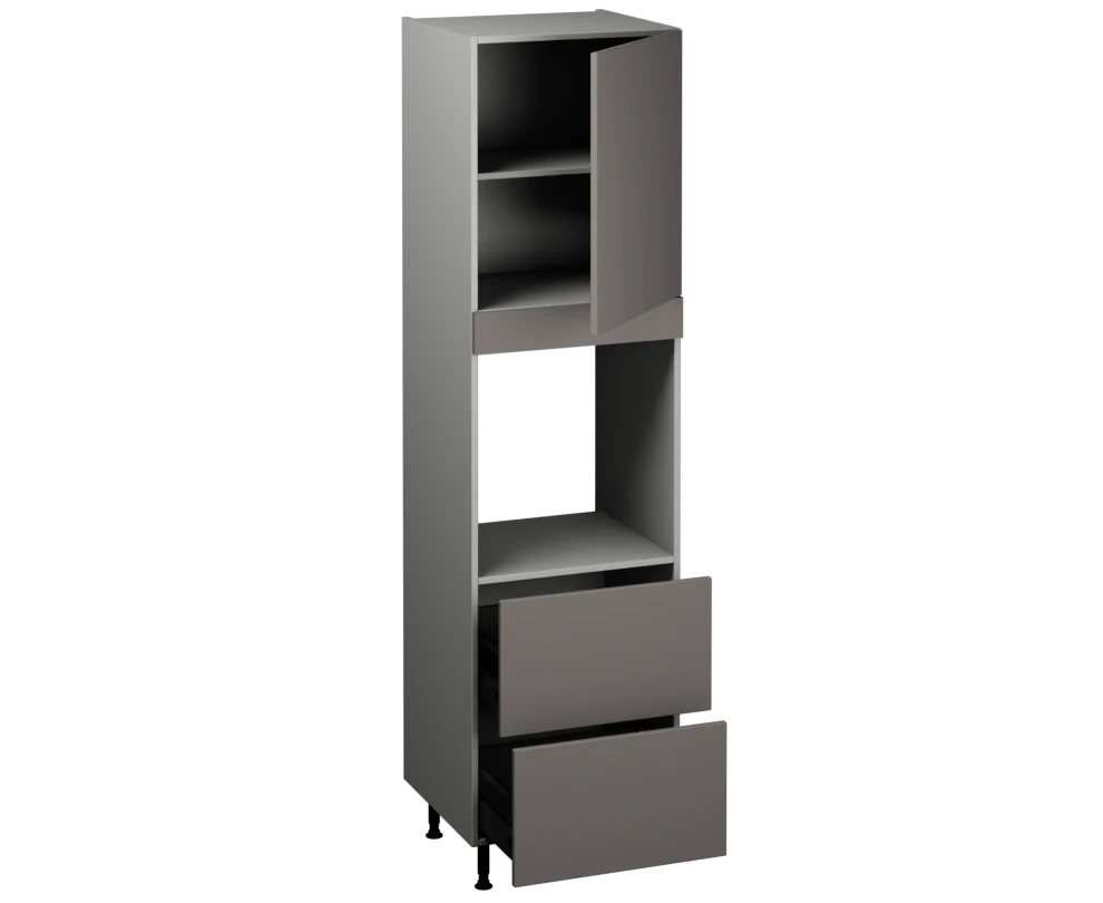 Single Oven Unit with Drawers (2150 x 600)