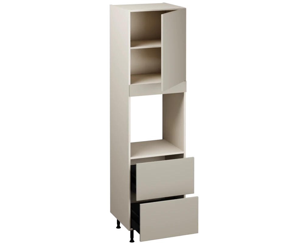 Single Oven Unit with Drawers (2150 x 600)