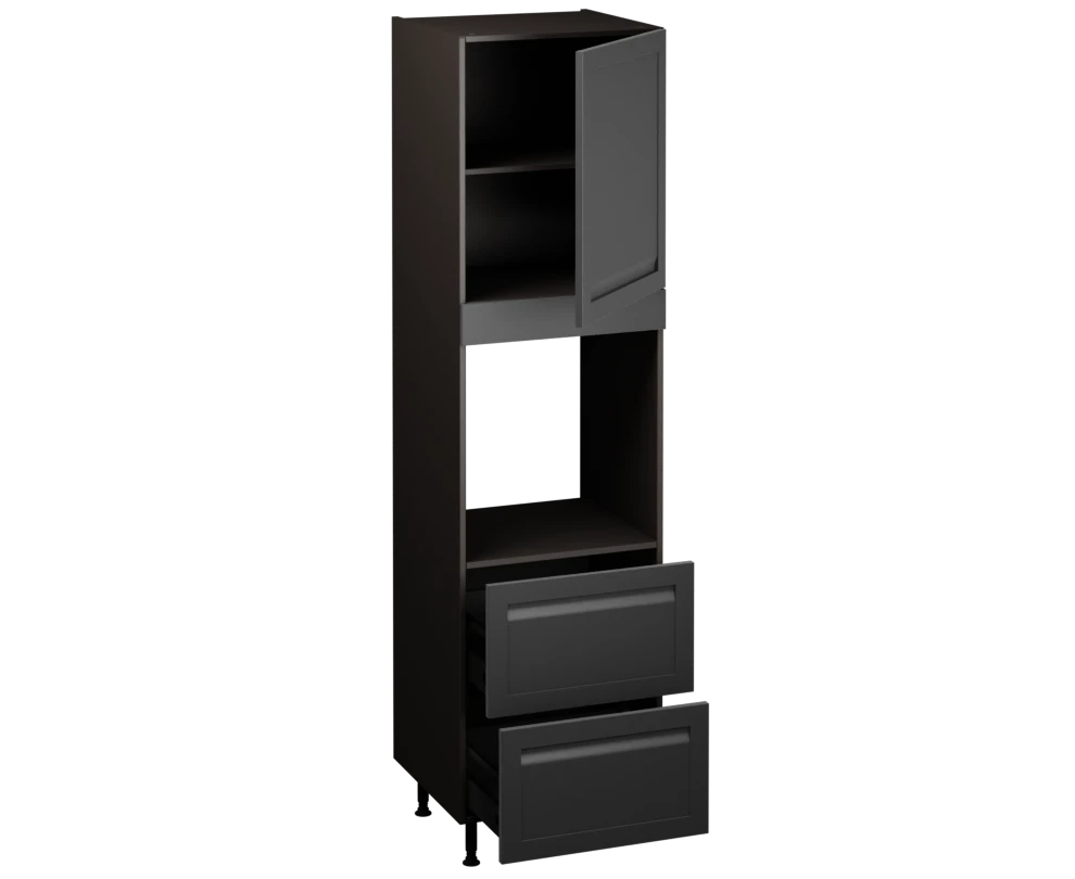 Single Oven Unit with Drawers (2150 x 600)