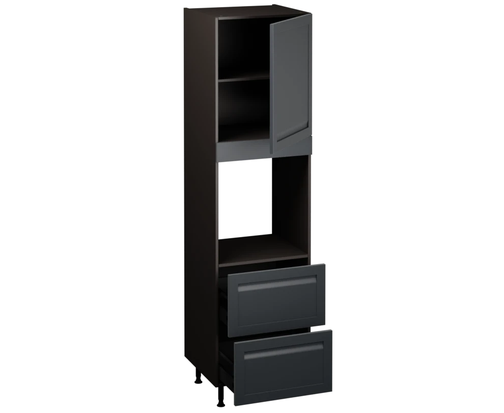 Single Oven Unit with Drawers (2150 x 600)