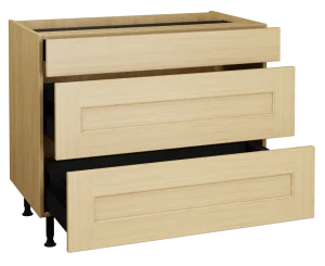 1000 3 Drawer Base