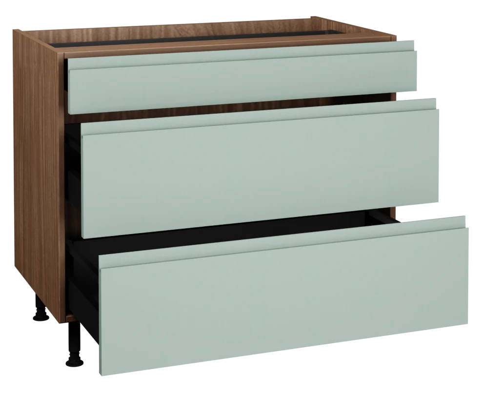 1000 3 Drawer Base
