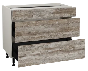 1000 3 Drawer Base