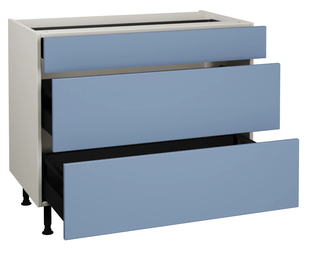 1000 3 Drawer Base