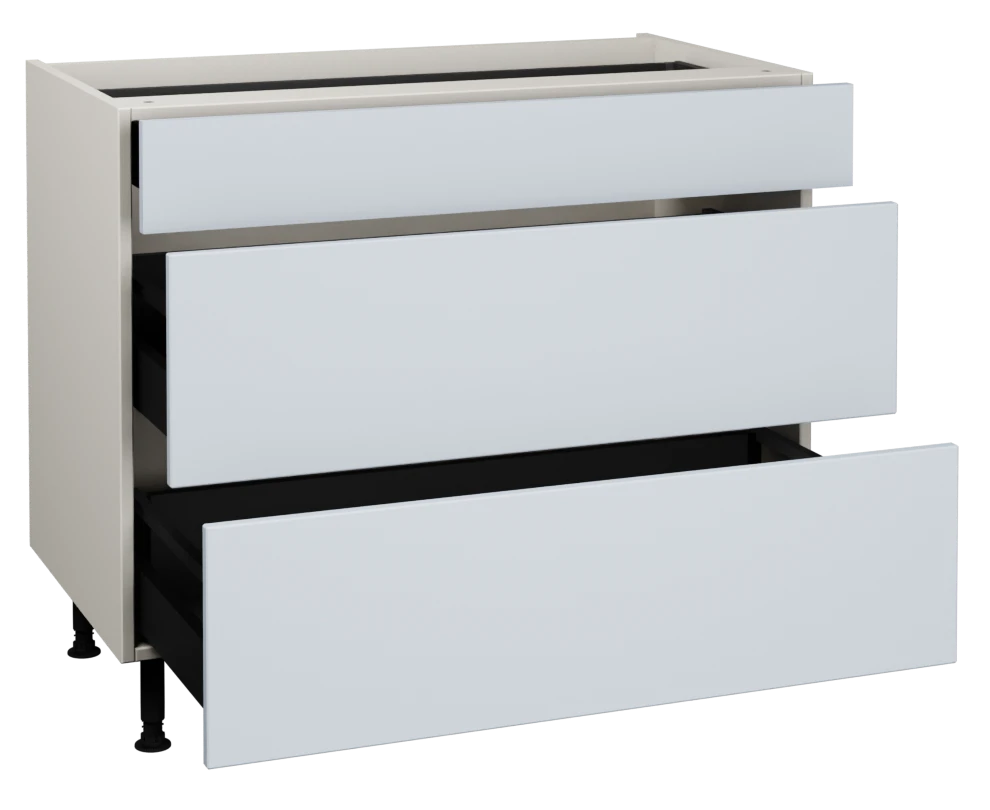 1000 3 Drawer Base