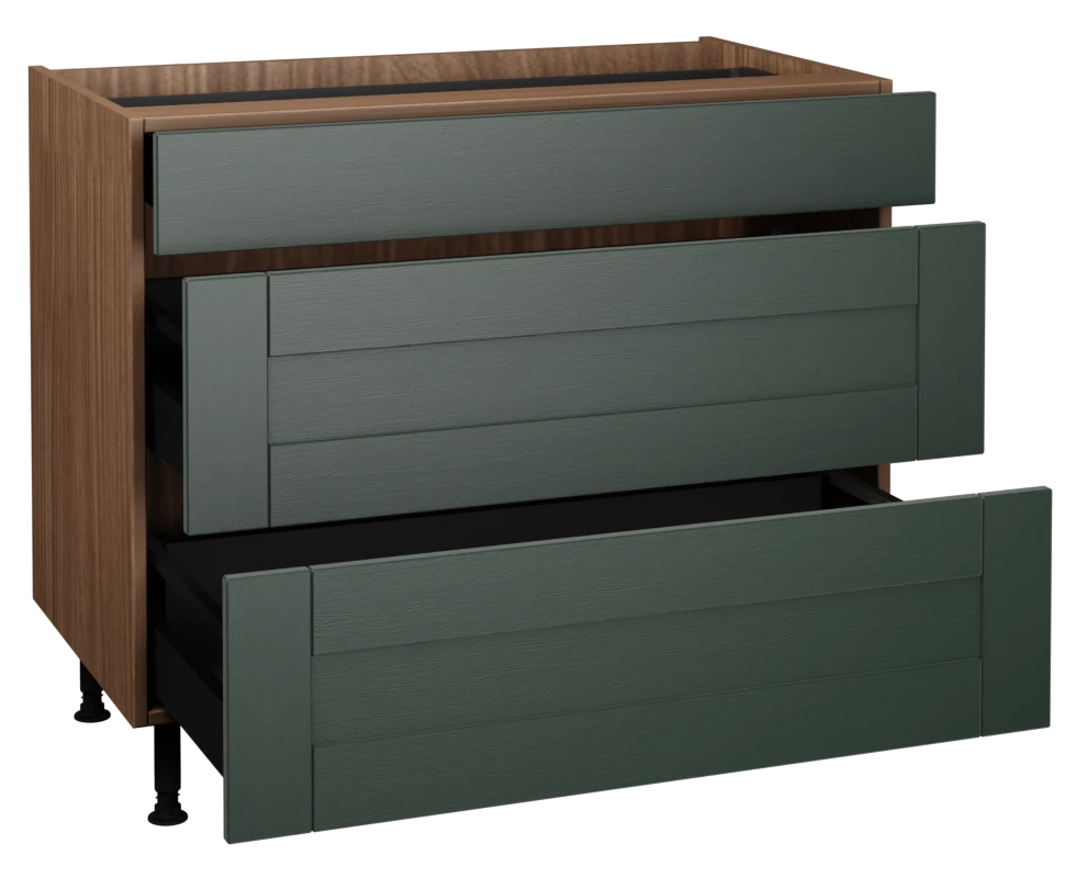 1000 3 Drawer Base