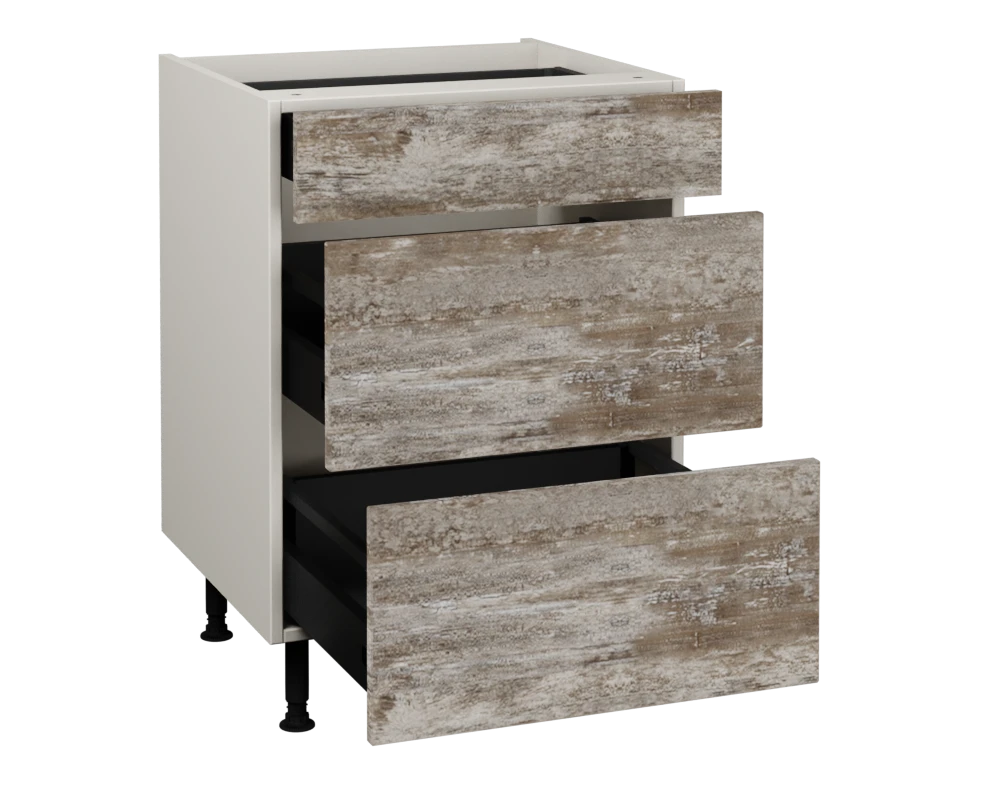 600 3 Drawer Base