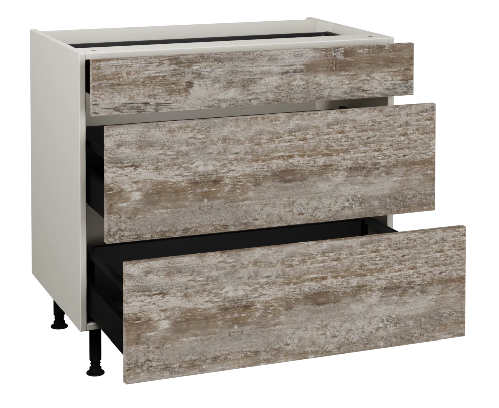 900 3 Drawer Base
