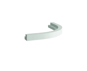 Universal Curved Cornice/Pelmet