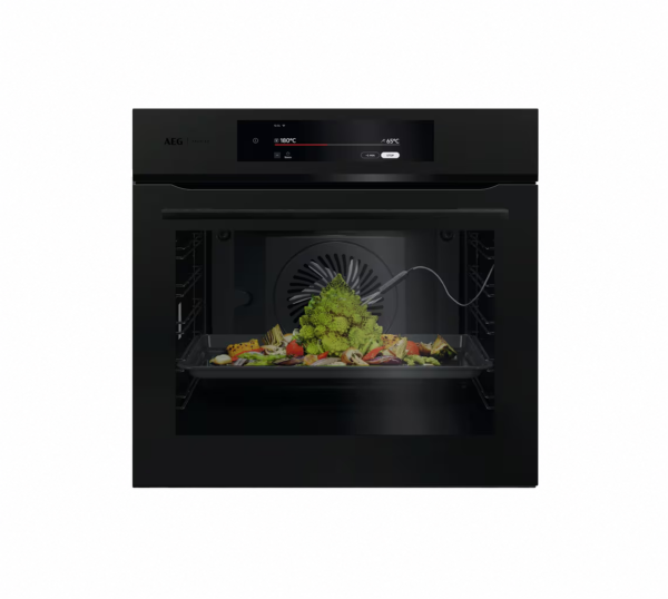 AEG PO9000PT 9000 ProAssist Matt Black Pyrolytic Self Clean Built-in Oven