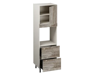 Single Oven Unit with Drawers