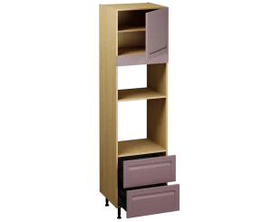 Single Oven Microwave with Drawers (2150 x 600)