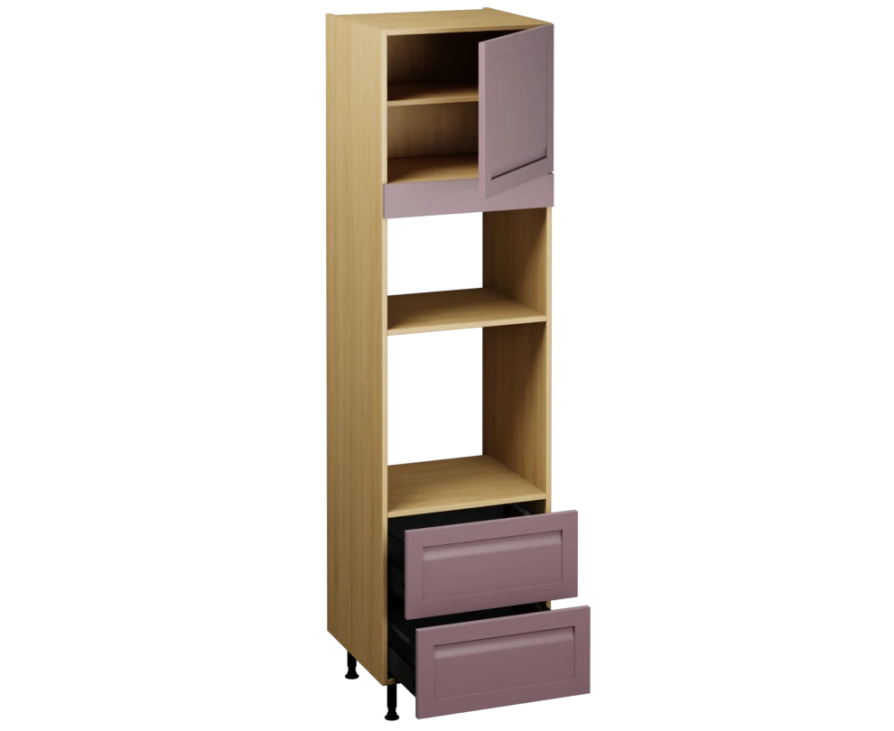 Single Oven Microwave with Drawers (2150 x 600)