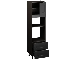 Single Oven Microwave with Drawers (2150 x 600)