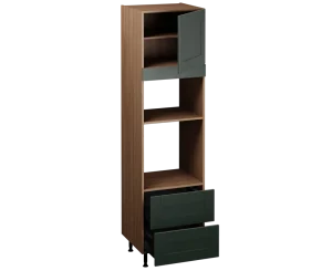 Single Oven Microwave with Drawers (2150 x 600)