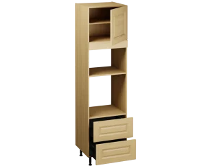 Single Oven Microwave with Drawers (2150 x 600)