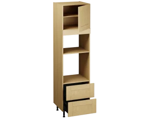 Single Oven Microwave with Drawers (2150 x 600)