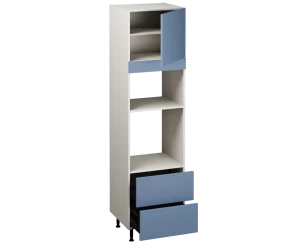 Single Oven Microwave with Drawers (2150 x 600)