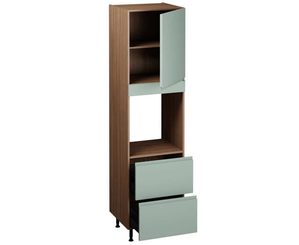 Single Oven Unit with Drawers (2150 x 600)