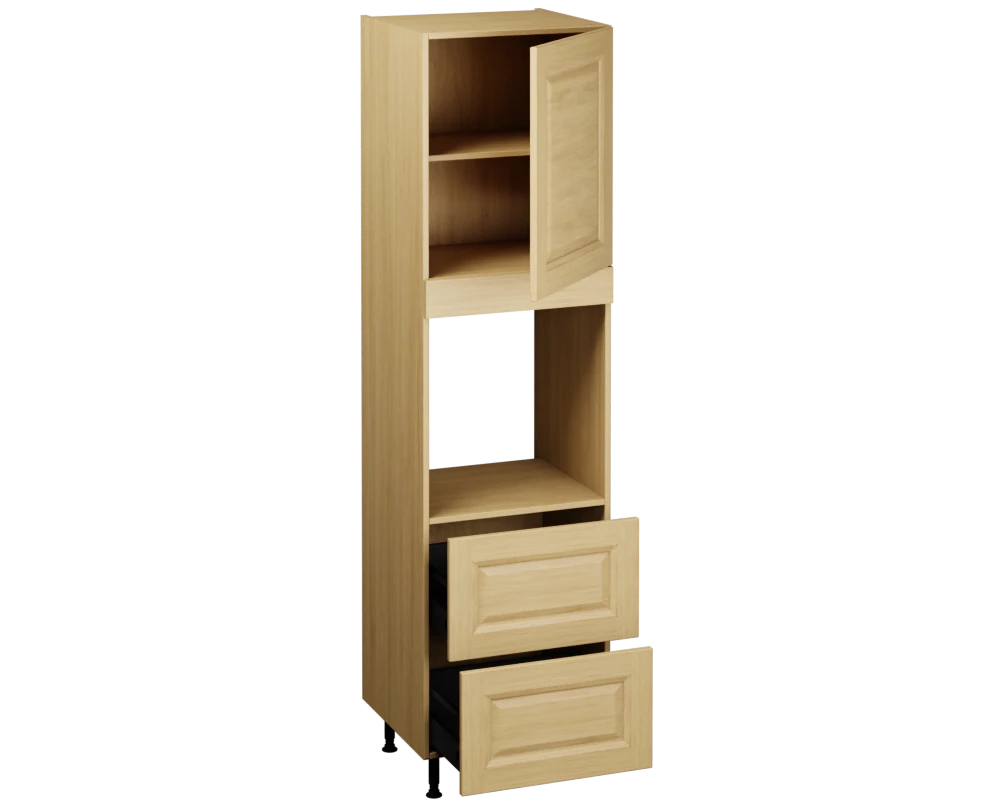 Single Oven Unit with Drawers (2150 x 600)
