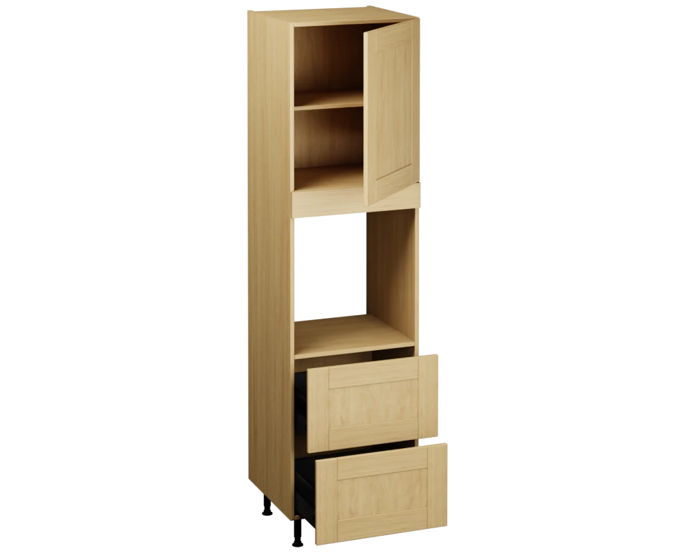 Single Oven Unit with Drawers (2150 x 600)