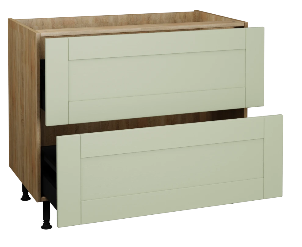 1000 2 Drawer Base