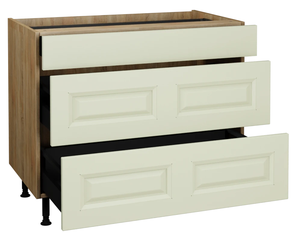 1000 3 Drawer Base