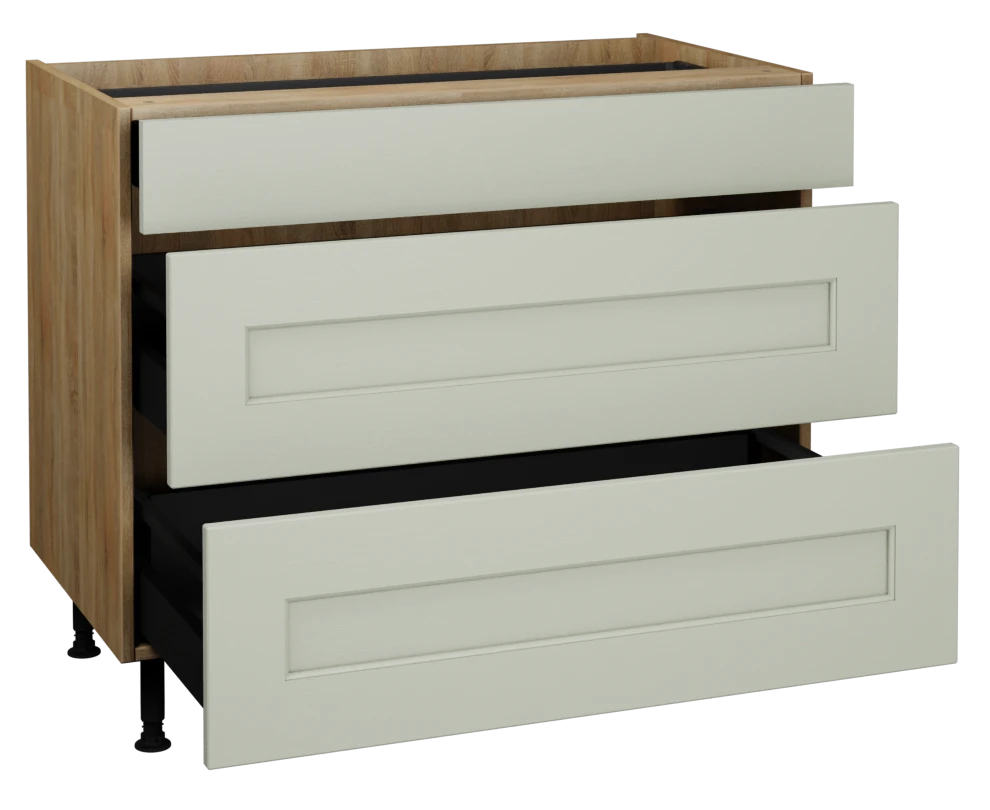 1000 3 Drawer Base