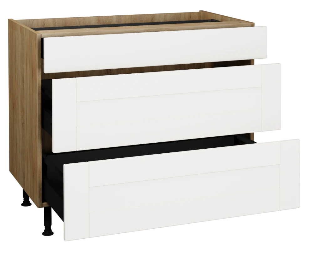 1000 3 Drawer Base