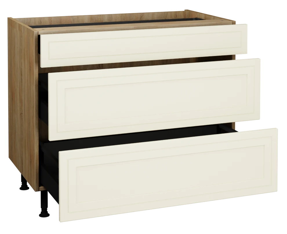 1000 3 Drawer Base