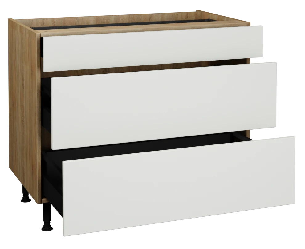 1000 3 Drawer Base