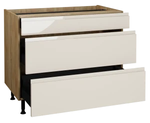 1000 3 Drawer Base