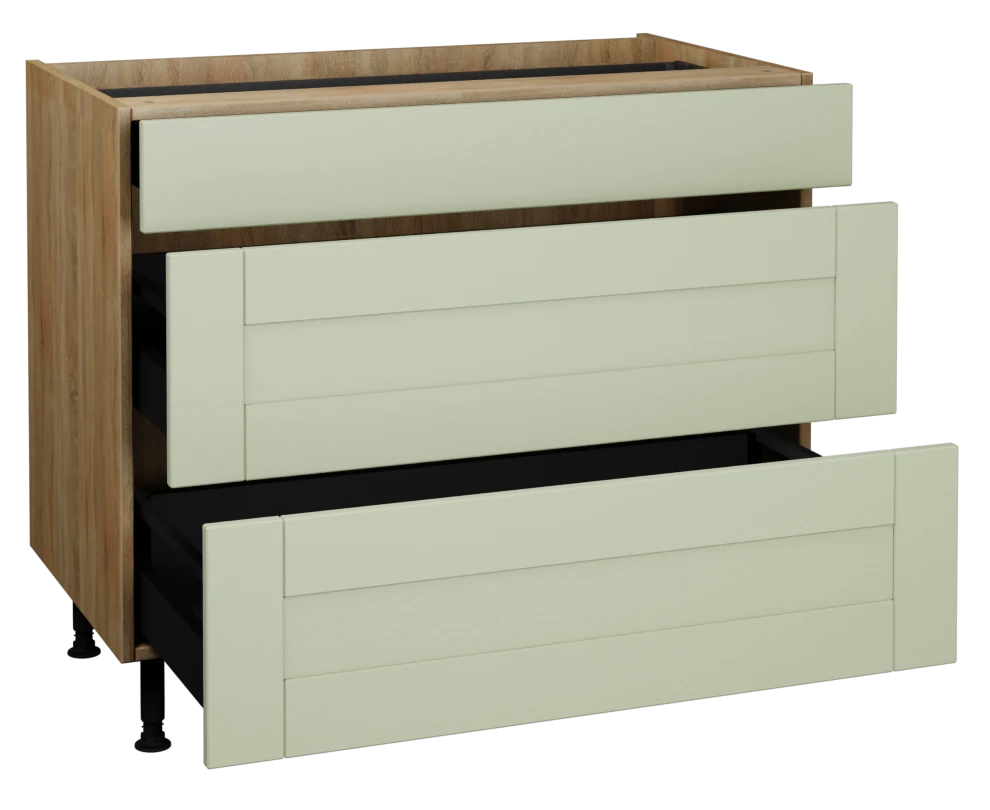 1000 3 Drawer Base