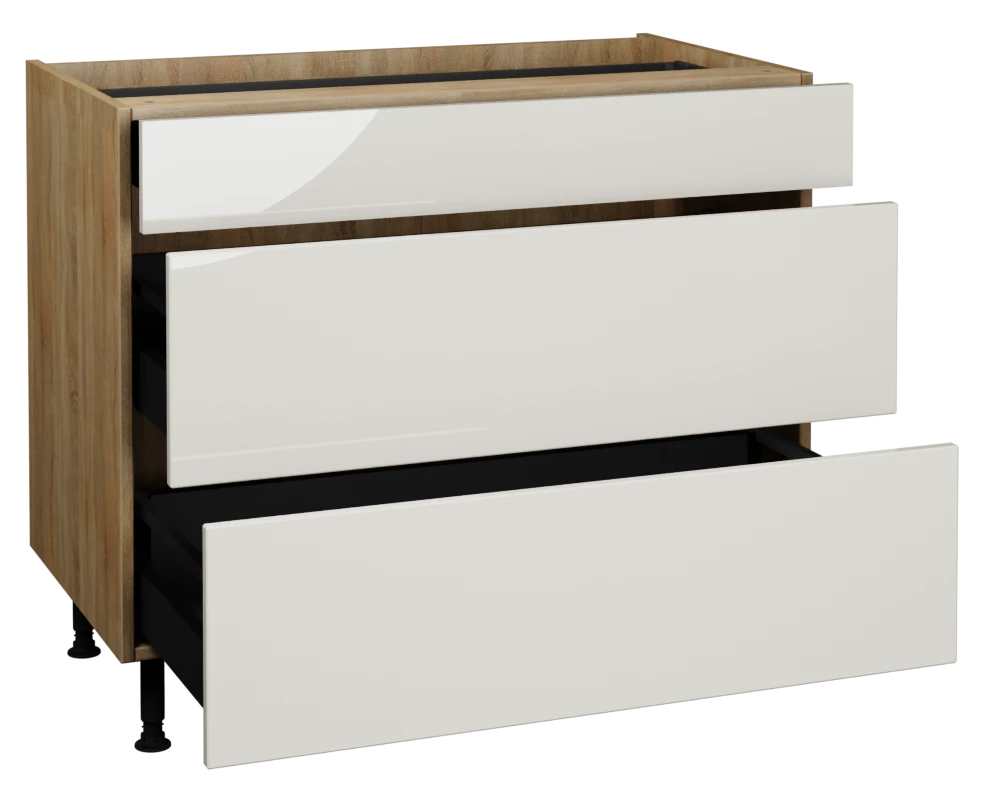 1000 3 Drawer Base
