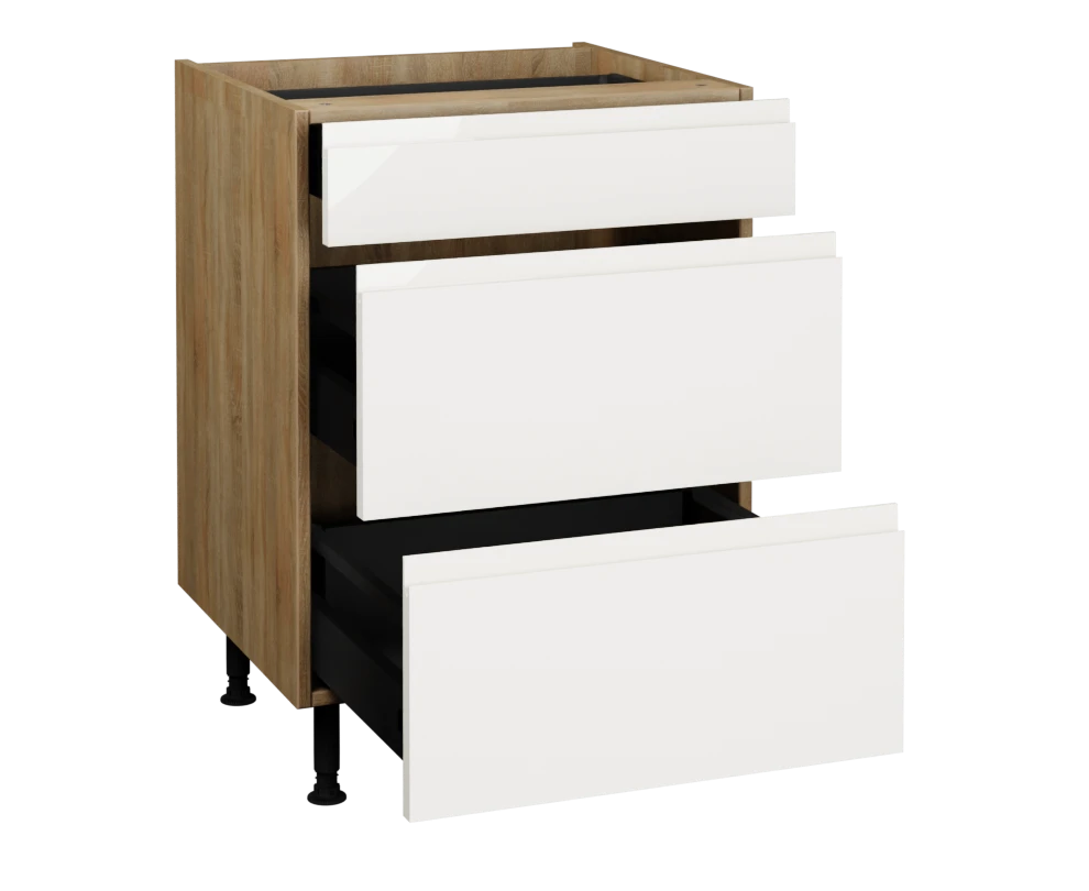 600 3 Drawer Base