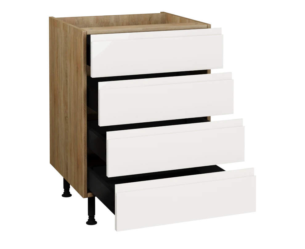 600 4 Drawer base