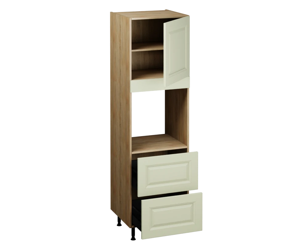 Single Oven Unit with Drawers