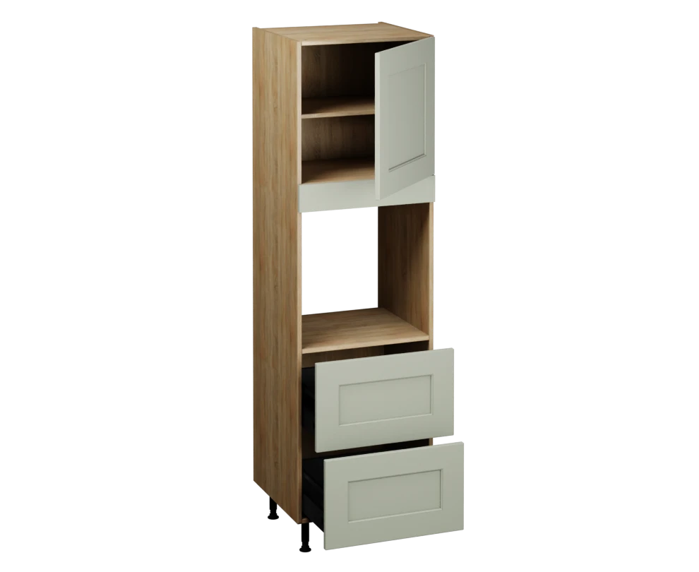 Single Oven Unit with Drawers