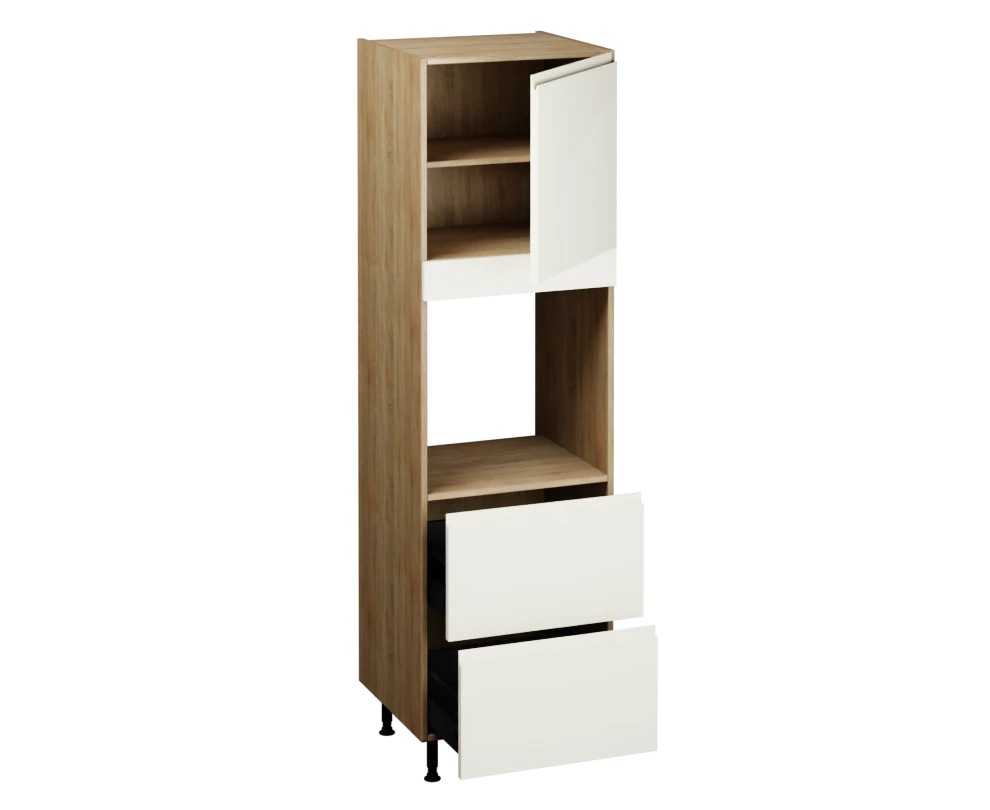 Single Oven Unit with Drawers