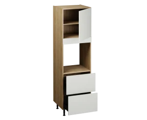 Single Oven Unit with Drawers