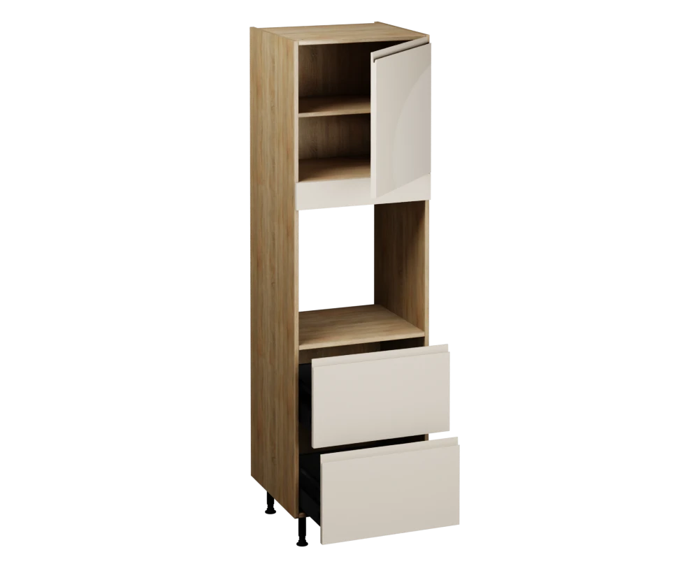 Single Oven Unit with Drawers
