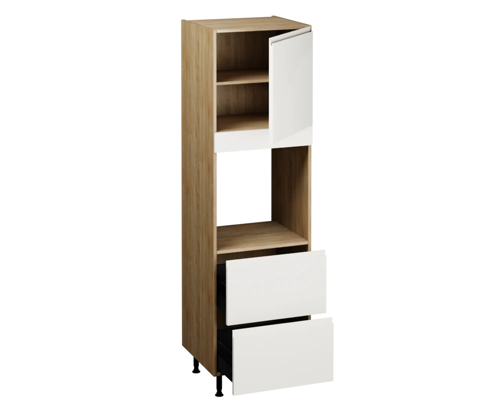 Single Oven Unit with Drawers