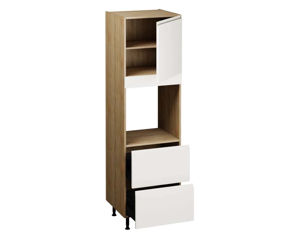 Single Oven Unit with Drawers
