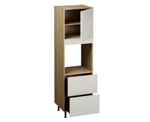 Single Oven Unit with Drawers