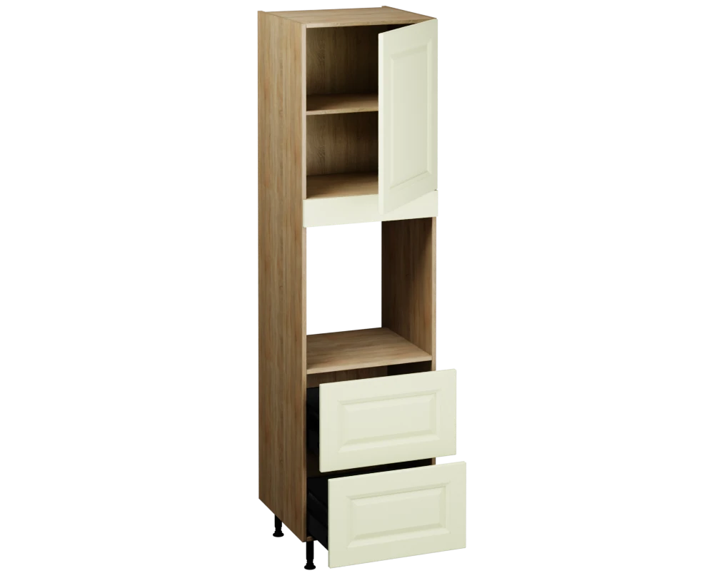 Single Oven Unit with Drawers (2150 x 600)