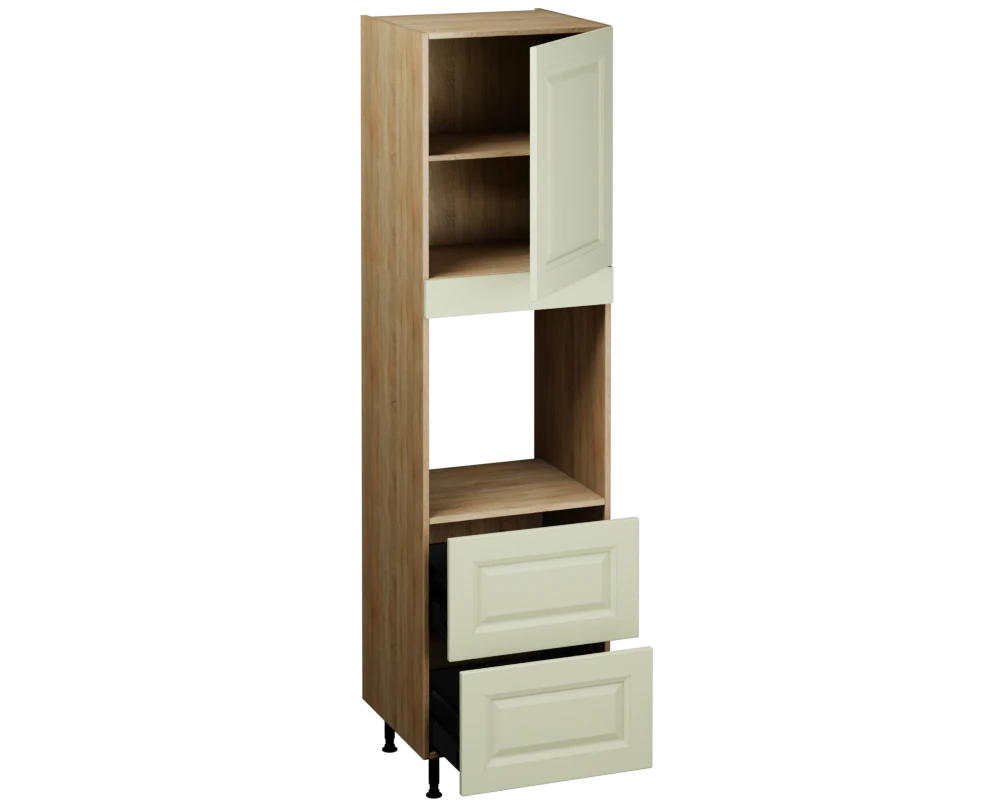 Single Oven Unit with Drawers (2150 x 600)