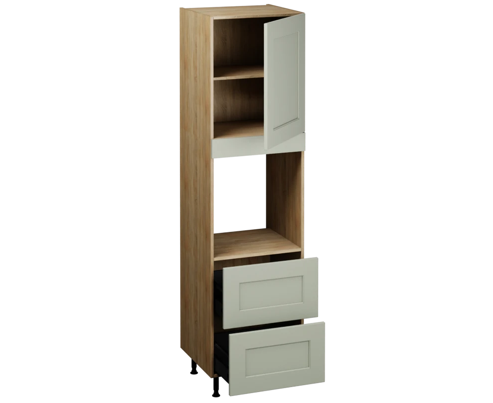 Single Oven Unit with Drawers (2150 x 600)