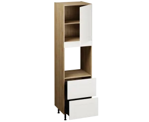 Single Oven Unit with Drawers (2150 x 600)