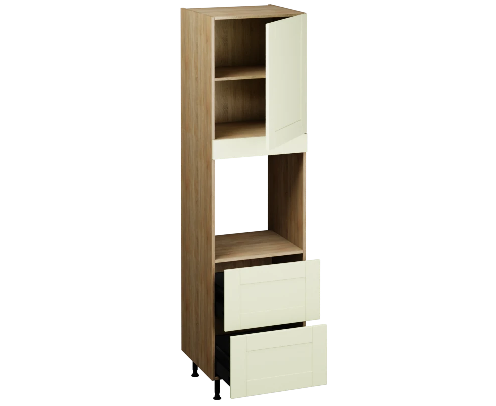 Single Oven Unit with Drawers (2150 x 600)